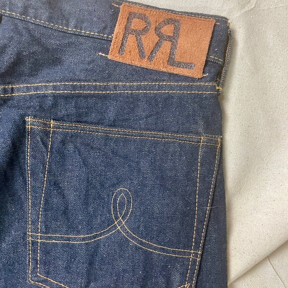 RRL New Unworn Straight Fit Once-Washed Selvedge Jeans 31 x 32 NWT Ralph… - Picture 6 of 6